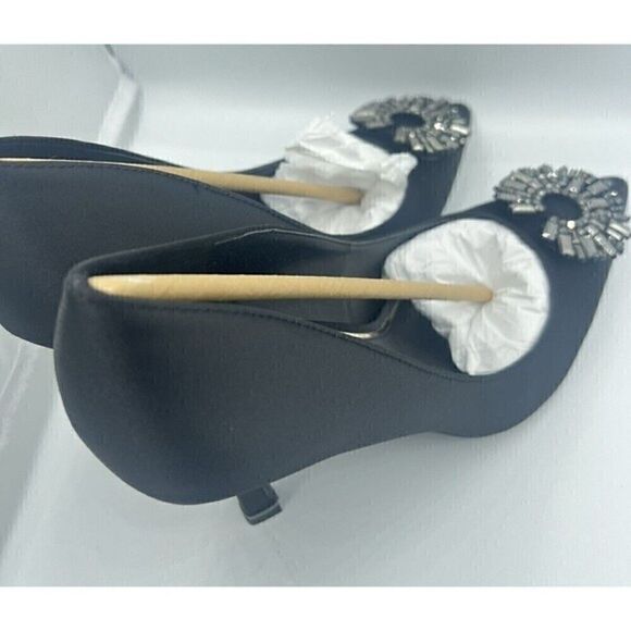 Kenneth Cole New York Women's Pointed-Toe Pump  Romi Starburst Black shoes Med 8 - Picture 8 of 9